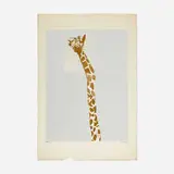 Brett Whiteley, 5. Giraffe (from the My Relationship between Screenprinting and Regent’s Park Zoo between June and August 1965 series), 1965, screenprint in colors
