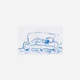 Unnamed by Tracey Emin, 2013, draw-through monotype with original ink drawing on verso, sold Oct 2021