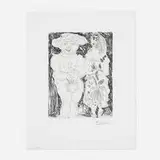 Pablo Picasso, Paysan and Maja (from Series 156), 1971, etching on Rives