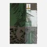 Robert Rauschenberg, Statue of Liberty (from the New York, New York portfolio), 1983, lithograph and screenprint with collage on Kazuki paper