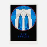 Robert Indiana, Brooklyn Bridge (from the New York, New York portfolio), 1983, screenprint in colors