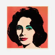 Andy Warhol, Liz, 1965, offset lithograph in colors