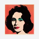 Andy Warhol, Liz, 1965, offset lithograph in colors