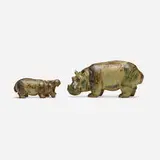 Knud Kyhn, Hippo figures, set of two