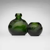 Auguste Legras, Art Deco vases, set of two