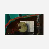 Hayley Lever, Study for Still Life (Banjo Lamp), oil on board