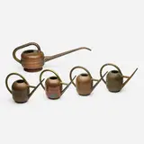 William Merritt Chase, Collection of five watering cans, c. 1935, brass, copper