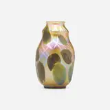 Tiffany Studios, Cypriote Leaf and Vine vase, c. 1900, hand-blown Favrile glass