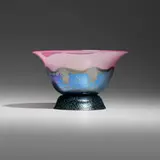 Michael Powolny for Loetz, Ausführung 226 vase, c. 1925, hand-blown glass