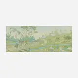 Henri Rivière, L'averse (from the La féerie des heures series), 1902, lithograph in colors