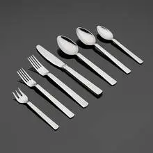 Bernadotte flatware service by Prince Sigvard Bernadotte, stainless steel, sold Feb 2024