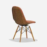 PKW by Charles and Ray Eames, 1951, birch, enameled steel, upholstery, sold Feb 2015