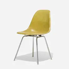 Charles and Ray Eames, DSX, 1950, molded fiberglass, zinc-plated steel, rubber, plastic