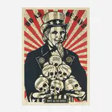 Uncle Scam by Shepard Fairey, 2006, serigraph on paper, sold Sep 2014