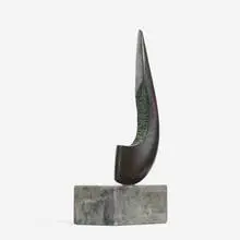 Untitled by Masayuki Nagare, 1965, bronze, marble, sold Sep 2014