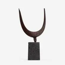 Untitled by Masayuki Nagare, 1963, bronze, volcanic rock, sold Sep 2014