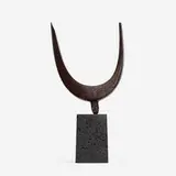 Masayuki Nagare, Untitled, 1963, bronze, volcanic rock