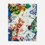 Sam Francis, Untitled, c. 1975, lithograph on paper