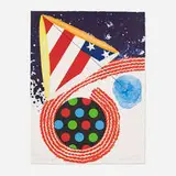 James Rosenquist, Free For All, 1976, lithograph with screenprint on paper