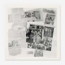 Robert Rauschenberg, Currents, 1970, screenprint on paper