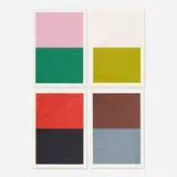 Günther Förg, Berliner Serie (portfolio of four works), 2001, lithograph on paper