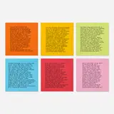 Jenny Holzer, Inflammatory Essays (set of ten)