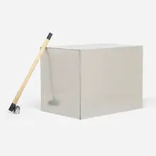 Marijn van der Poll, Do Hit chair, 2000, stainless steel, enameled steel, oak