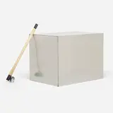 Marijn van der Poll, Do Hit chair, 2000, stainless steel, enameled steel, oak