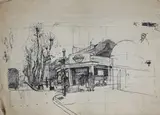 Fred Dubery, Untitled, wash and pencil drawings