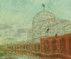 Untitled by Fred Dubery, framed; REGENT'S PARK Oil on linen laid on board 25 x 29.5cm, sold Oct 2019