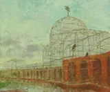 Fred Dubery, Untitled, framed; REGENT'S PARK Oil on linen laid on board 25 x 29.5cm