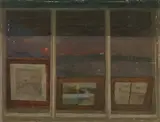 Fred Dubery, Untitled, WINDOW DISPLAY II Oil on board 43 x 56.7cm (2) Illustrated: Ian Collins