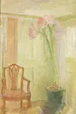 Fred Dubery, Untitled, oil on board 27 x 22.2cm; FREESIAS Oil on board 31.5 x 26.6cm; DAFFODILS Signed