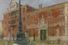 Untitled by Fred Dubery, oil on linen laid on board 33.3 x 44.5cm (2) Illustrated: ITALY in Ian Collins, sold Oct 2019
