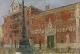 Fred Dubery, Untitled, oil on linen laid on board 33.3 x 44.5cm (2) Illustrated: ITALY in Ian Collins