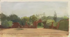 Untitled by Fred Dubery, Fred Dubery (1926-2011) FADED GRANDEUR Oil on board 37 x 50cm; and three others, sold Oct 2019