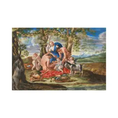 Pierre Paul Sevin, L'Enfance de Bacchus, gouache sur velin