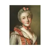 Ecole française, Portrait de Madame de Pompadour, pastel sur papier marouflé sur toile