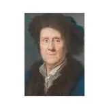 Ecole européenne, Portrait présumé de Benjamin Franklin, pastel sur papier marouflé sur carton