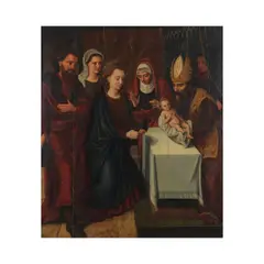 Ambrosius Benson, Presentation de Christ au Temple, oil on panel