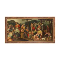 Adam van Noort, Le sermon de saint Jean-Baptiste, oil on panel