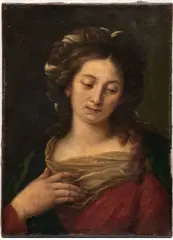 Madonne by Giuseppe Nuvolone, oil on canvas, offered Apr 2024