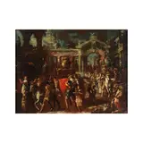 Scène de triomphe by Johann Heinrich Schönfeld, oil on canvas, sold Apr 2024