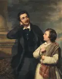 19th Century Continental School, Father and Son