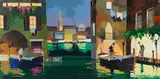 Cecil Rochfort D'Oyly-John, A side street off the Grand Canal, Venice, oil on canvas