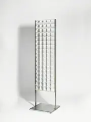 Linsenobjekt by Adolf Luther, Um 1969, Acrylglaslinsen, Aluminiumgestell, sold Dec 2023