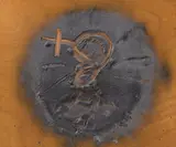 Antoni Tàpies, Orelles, 1997, Mischtechnik mit Sand und Lack auf Holz