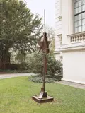 Fletcher Benton, Steel Watercolor Triangle Ring, 1993, Stahl