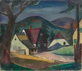 Karl Hofer, Kleine Schwarzwaldlandschaft