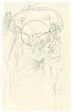 Joseph Beuys, Edinburgh das „erste“ Mysterium, 1970, Bleistift auf Papier
